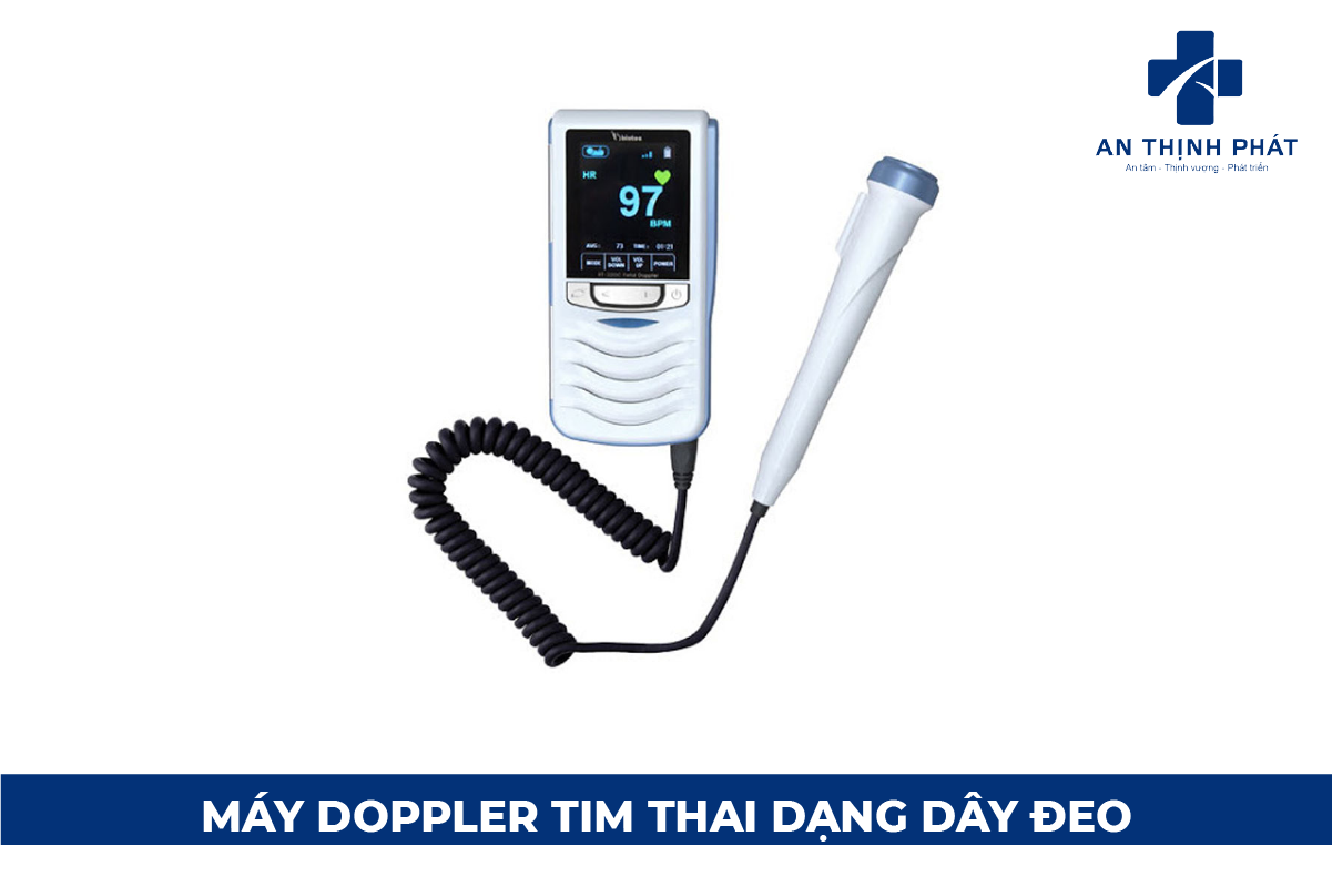 Máy doppler tim thai dạng dây đeo